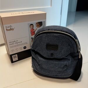 TushBaby Blue Strapless Baby Hipseat